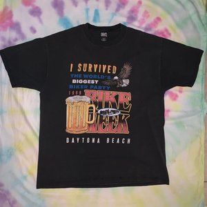 Vintage 1999 Bike week Shirt Harley davidson